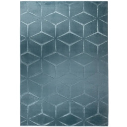 Dywan pluszowy Alaska geometria turkusowy