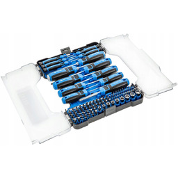 Wkrętaki zestaw 112 sztuk, stal S2, CrV, grot