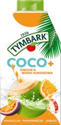 Tymbark Coco+ Owoce & Woda Kokosowa, napój, marakuja,