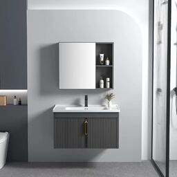Zestaw mebli łazienkowych z Umywalką Astor 60cm Szary