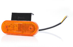 Lampa LED pozycyjna boczna z kierunkowskazem 12V-24V (975)