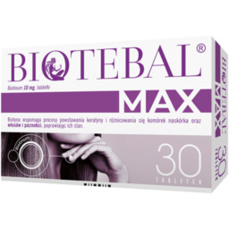 Biotebal max 10 mg, 30 tab.