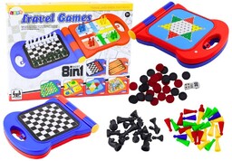 Gra Podróżna 8w1 Szachy Warcaby Ludo Tryktrak Chińczyk