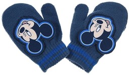 Granatowe rękawiczki niemowlęce Myszka Mickey Disney Baby rozmiar