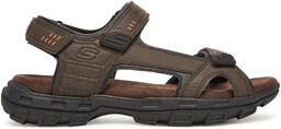 Sandały Skechers Garver-Louden 64487/BRN Brązowy
