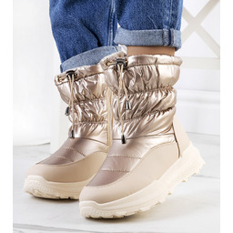 Złote śniegowce z ściągaczami Houle-39