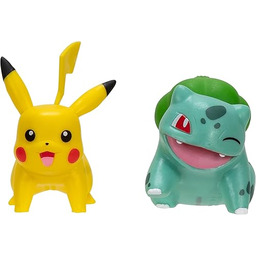 POKEMON PKW3587 First Partner, 2-pak, 5 cm, figurki