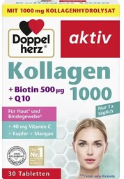 Kolagen 1000, Suplement diety, Doppelherz, 30 tabletek