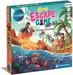 Clementoni Galileo Escape Games 59353 Zestaw 3 przygód
