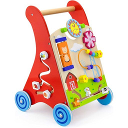 VIGA 50950 Activity Baby Walker, czerwony