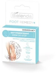 BIELENDA Foot Remedy+ Antyperspirant-Krem do stóp - odświeżający,