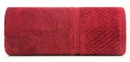 Eurofirany Ręcznik Ibiza 30x50 czerwony 550g/m2 frotte