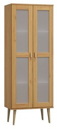 Witryna drewniana Venuci 89 cm sosna