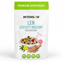 Len Złocisty Mielony Odtłuszczony, Intenson, 200g