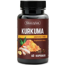 SKOCZYLAS Suplement na trawienie Kurkuma z piperyną