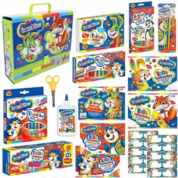 Zestaw Plastyczny Wyprawka Małego Artysty XL Bambino Teczka