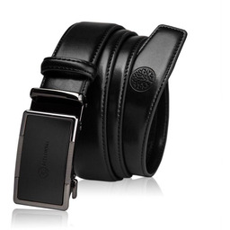 Skórzany pasek BETLEWSKI czarny C35-BA CZARNY 110