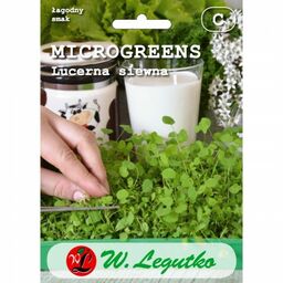 Microgreens lucerna siewna - Legutko >>> nasiona