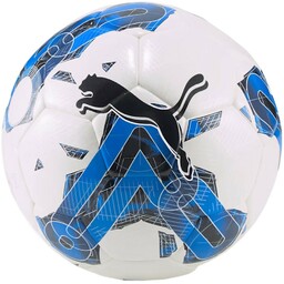 Puma Piłka nożna Orbita 5 Hybrid biało-niebieska 83783