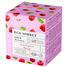 Bielenda Eco Sorbet Malina Krem do twarzy nawilżająco-kojący