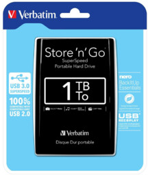 Verbatim - Dysk zewnętrzny 1TB USB 3.0 53023