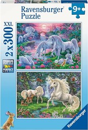 Ravensburger Puzzle 80570  jednorożce  2 x