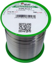 Cyna Cynel 0.7mm 500g Bezołowiowa