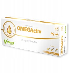 VETFOOD OMEGActiv 60 kapsułek dla psa i kota