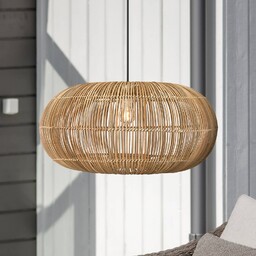 PR Home Zuri lampa wisząca zewnętrzna, rattan, Ø