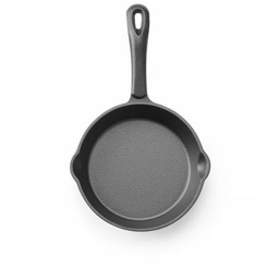 Patelnia żeliwna, HENDI, czarny, o250x(H)40mm