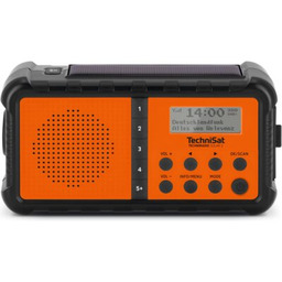 TECHNISAT Radio Techniradio Solar 2 Cyfrowe Przenośne Czarno-pomarańczowy