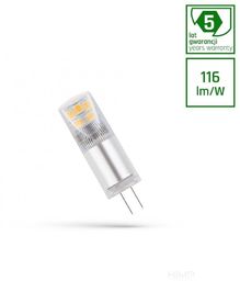 Żarówka LED G4 12V 2,5W Barwa Zimna 5