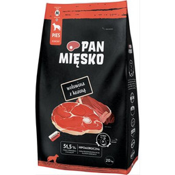 PAN MIĘSKO Wołowina z koziną M 20kg