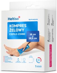 Heltiso, kompres żelowy ciepło-zimno, 10 cm x 26,5