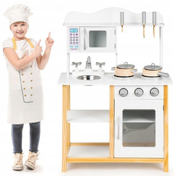 Kuchnia Dla Dzieci Drewniana Duża Kuchenka Piekarnik Akcesoria