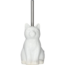 WENKO Zestaw do WC Cat, uchwyt na szczotkę