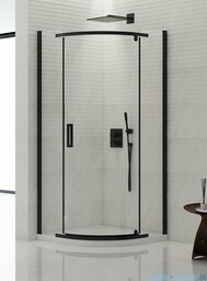 Kabina półokrągła 90x90 K-0469 New Komfort Black New