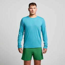 Saucony Koszulka męska Stopwatch Long Sleeve - Bayside