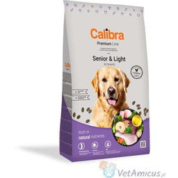Calibra Dog Premium Senior Light New 12 kg