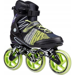 Łyżworolki Nils Extreme NA1206 Czarno-zielone Rozmiar 40