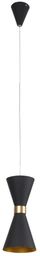 Maxlight Cornet P0330 lampa wisząca metal czarny klosz