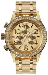 Zegarek damski Nixon 38-20 Chrono All Gold Crystal