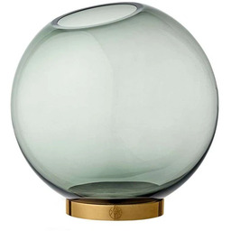 AYTM - Globe Wazon w/Stand Ø21xH21 Forest/Gold