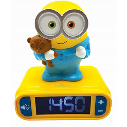 Budzik z lampką nocną Lexibook Minionki RL800DES