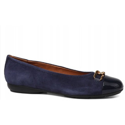 Geox Annytah Baleriny Granatowe Wsuwane ze Skórą 37