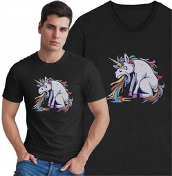 Koszulka z Jednorożcem Jednorożec Tęcza Unicorn