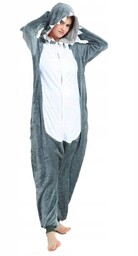 Onesie Pidżama SZARY REKIN M