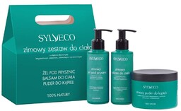 SYLVECO SET Zimowy Zestaw Do Ciała Zielony żel