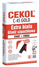CEKOL C-45 GOLD Extra biała gładź szpachlowa 1