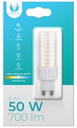FOREVER LIGHT Żarówka LED RTV003579 8W G9